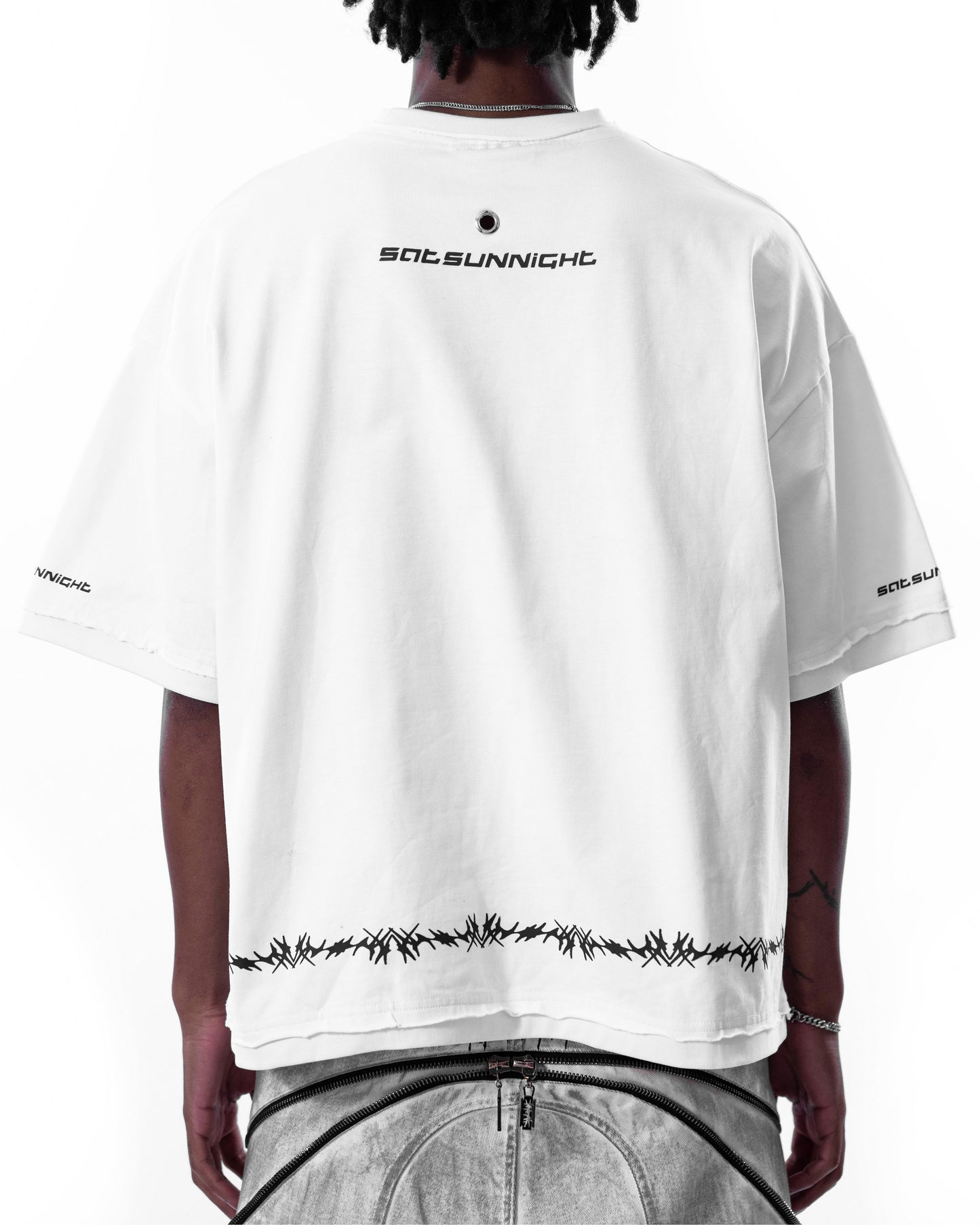 SSN V.01 <DEVIL^ANGEL FRIENDSHIP> T-SHIRT - WHITE