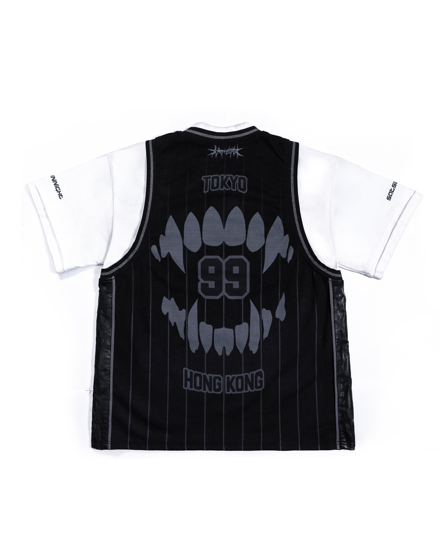 KURO DOUBLE-LAYER BASKETBALL JERSEY - WHITE (PRE-ORDER)