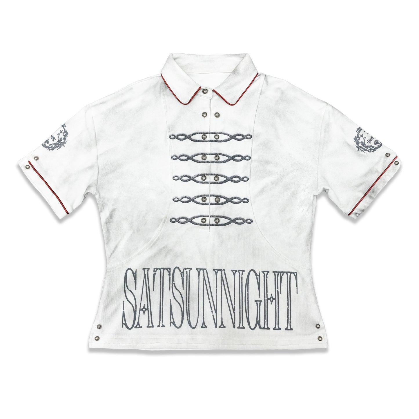<LOST IN CASTLE> NAPOLEONIC POLO - POLLUTED WHITE