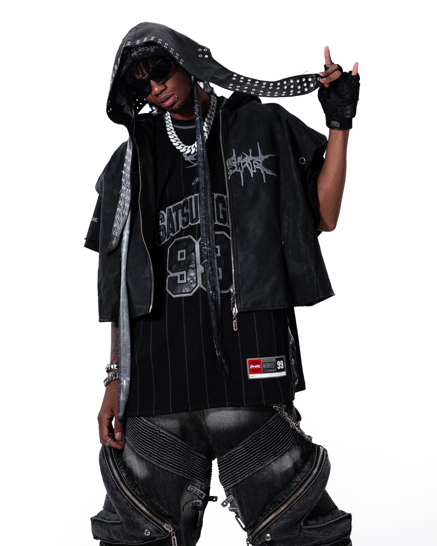 KURO DOUBLE-LAYER BASKETBALL JERSEY - BLACK (PRE-ORDER)