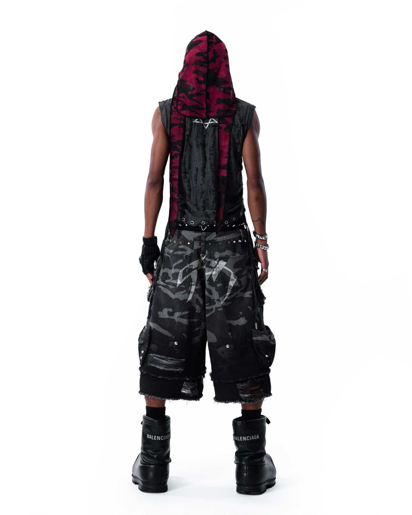 STREET-CAMO 2.0 DURAG - RED (PRE-ORDER)