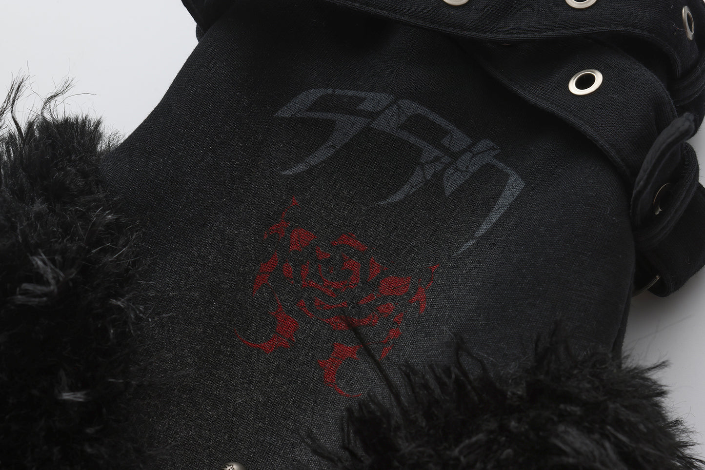 <NIGHT ROSE> LEG WARMERS - WASHED BLACK