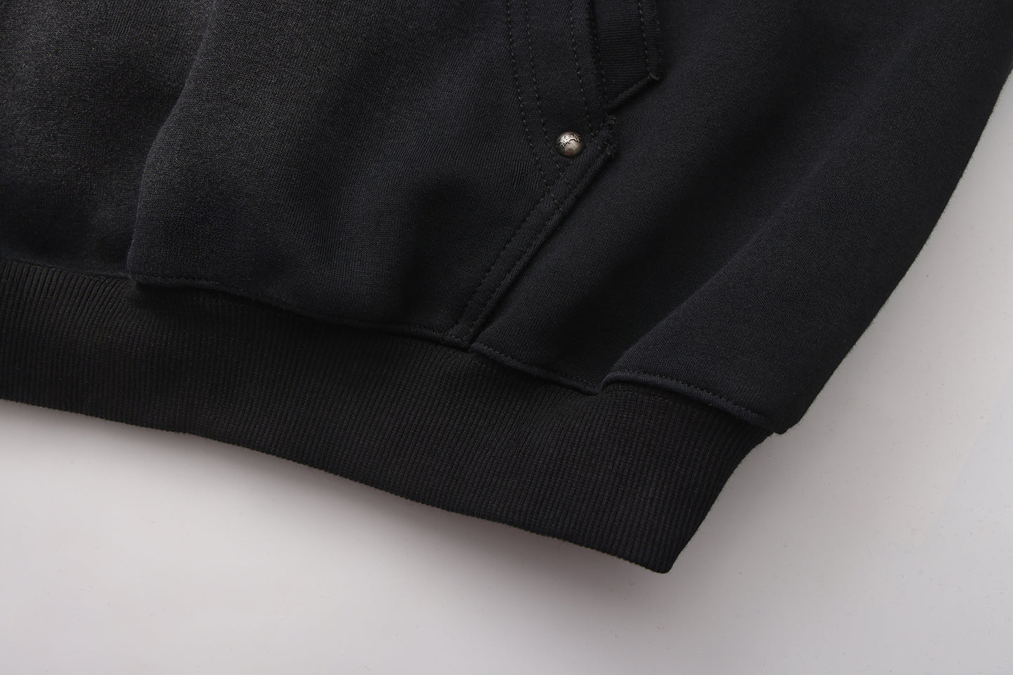 <NIGHT ROSE> HOODIE - WASHED BLACK