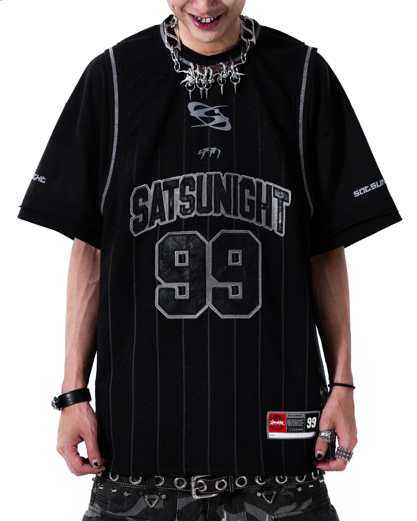 KURO DOUBLE-LAYER BASKETBALL JERSEY - BLACK (PRE-ORDER)