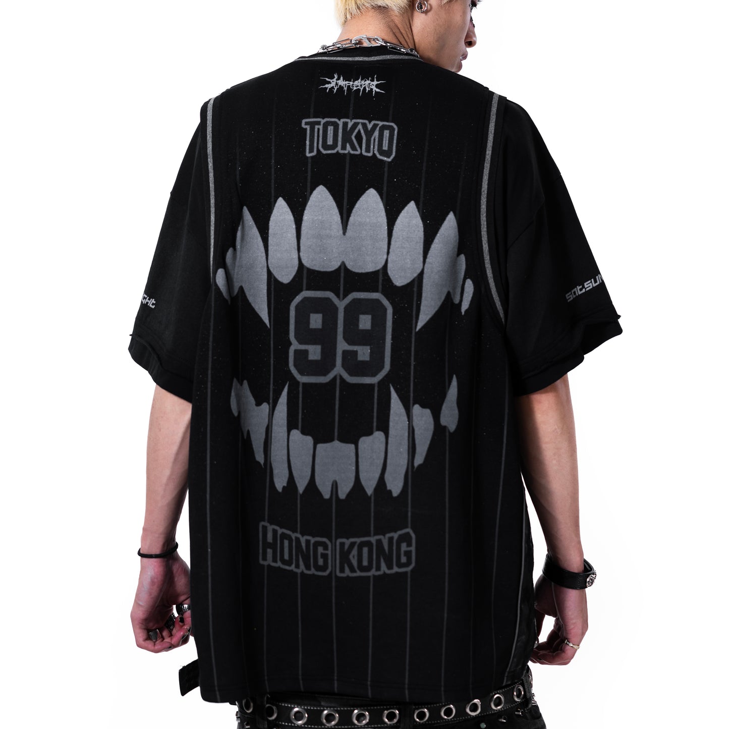 KURO DOUBLE-LAYER BASKETBALL JERSEY - BLACK (PRE-ORDER)