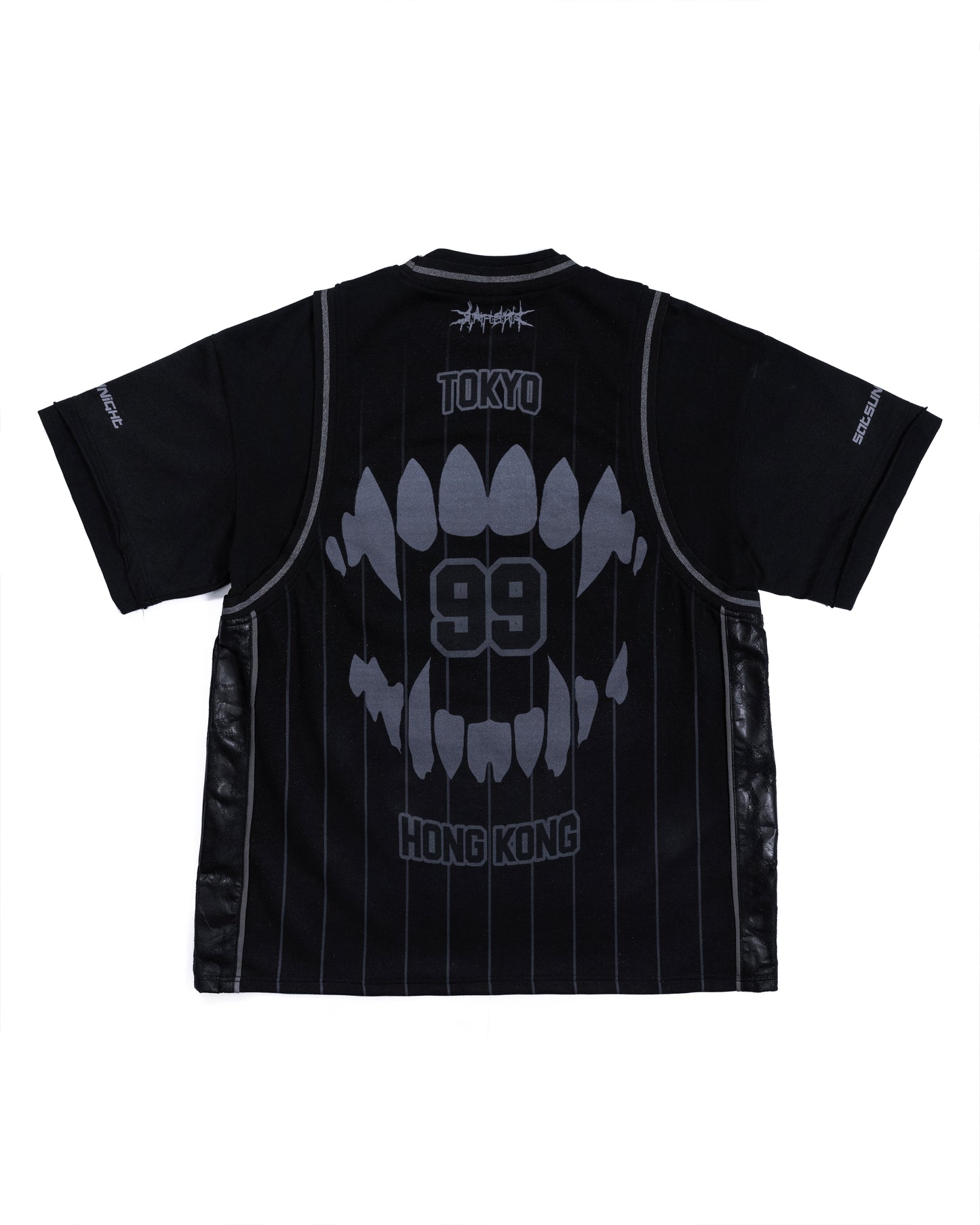 KURO DOUBLE-LAYER BASKETBALL JERSEY - BLACK (PRE-ORDER)