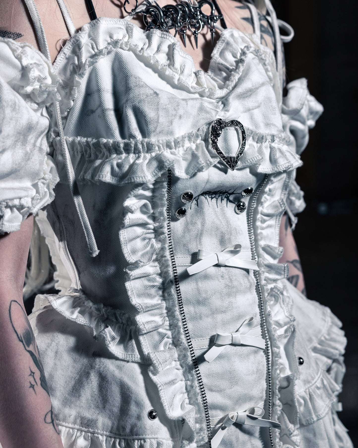 SSN V.05 LEGENDS OF NIGHT PRINCESS DRESS - POLLUTION WHITE (PRE-ORDER)