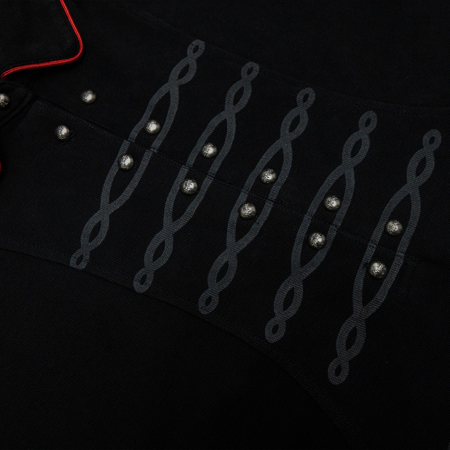 <LOST IN CASTLE> NAPOLEONIC POLO - BLACK