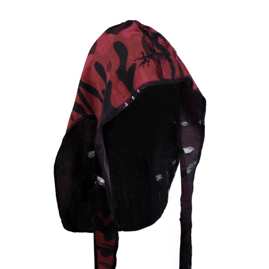 STREET-CAMO 2.0 DURAG - RED (PRE-ORDER)