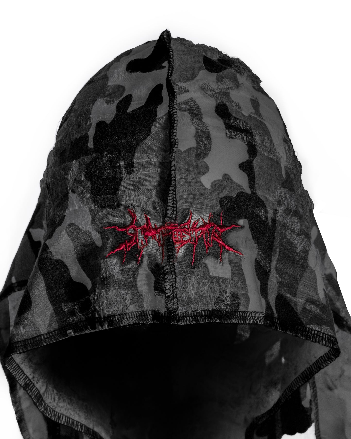 STREET-CAMO 2.0 DURAG - BLACK (PRE-ORDER)