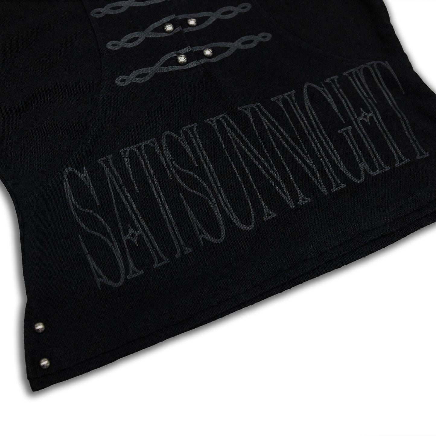 <LOST IN CASTLE> NAPOLEONIC POLO - BLACK
