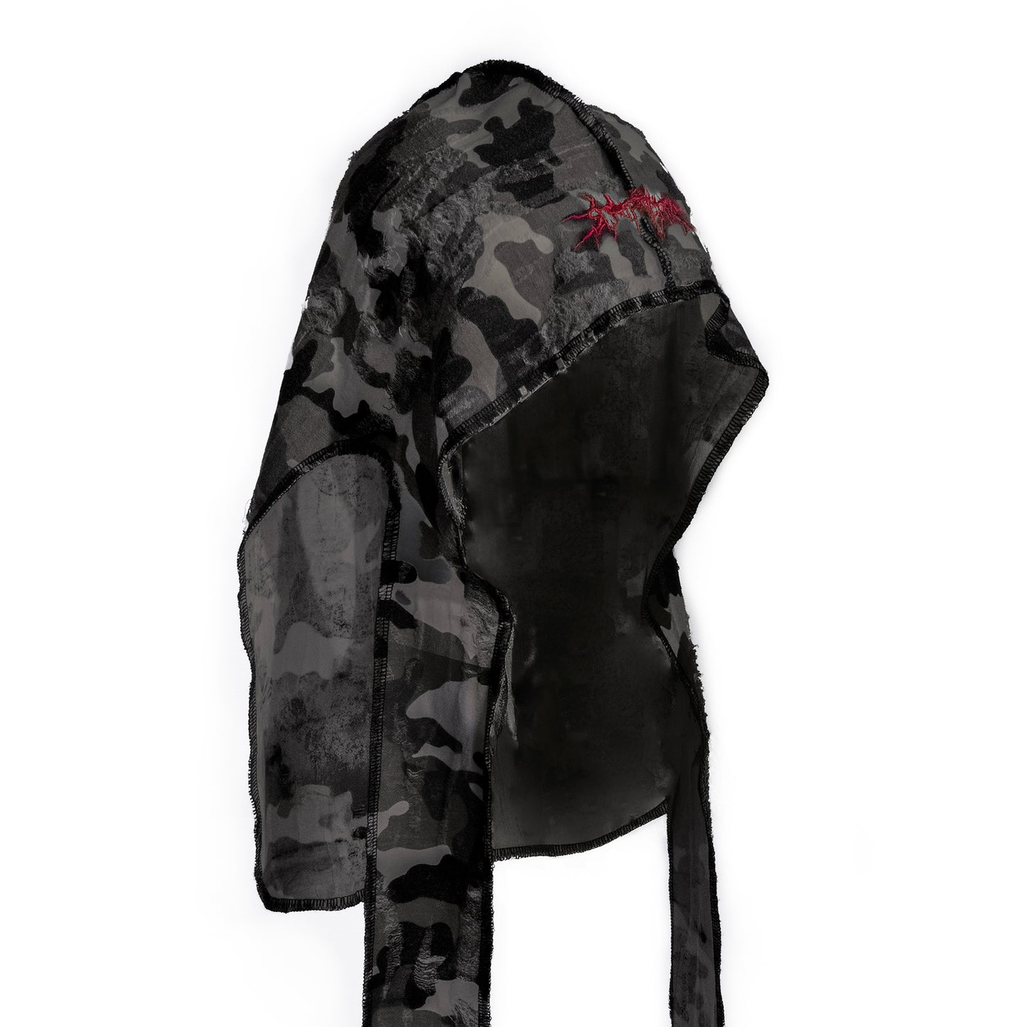 STREET-CAMO 2.0 DURAG - BLACK (PRE-ORDER)