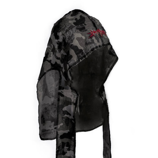 STREET-CAMO 2.0 DURAG - BLACK (PRE-ORDER)