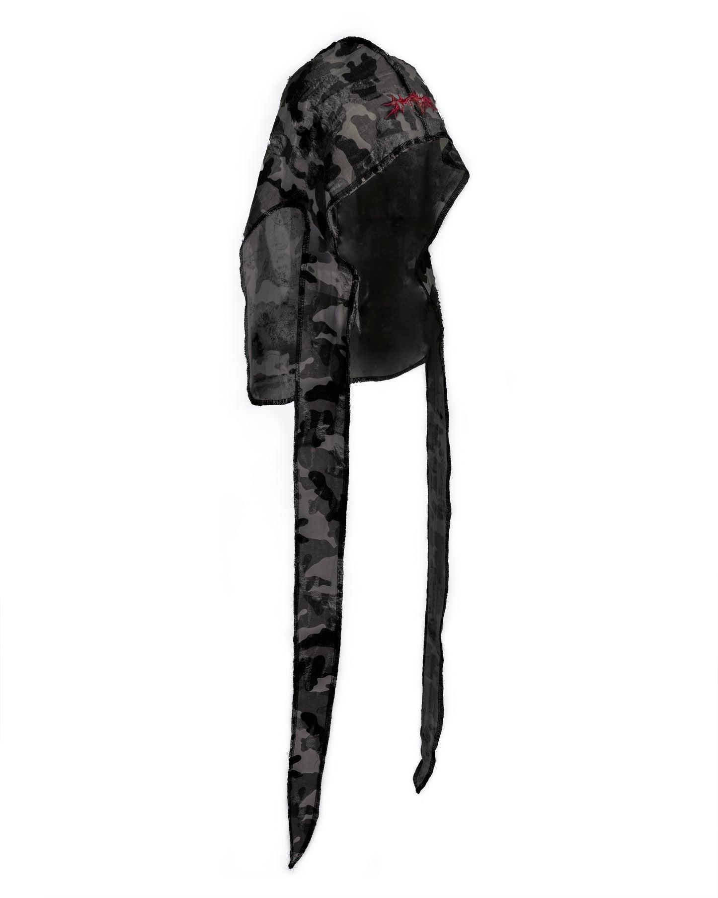 STREET-CAMO 2.0 DURAG - BLACK (PRE-ORDER)