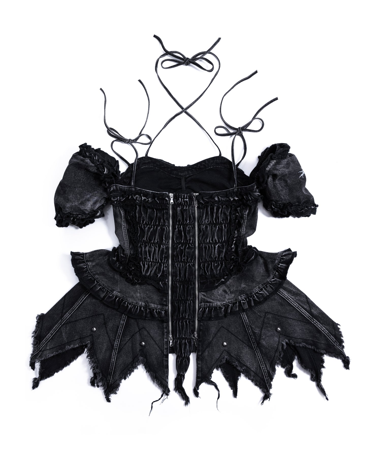KURO PUNK PRINCESS DRESS - WASHED BLACK (PRE-ORDER)