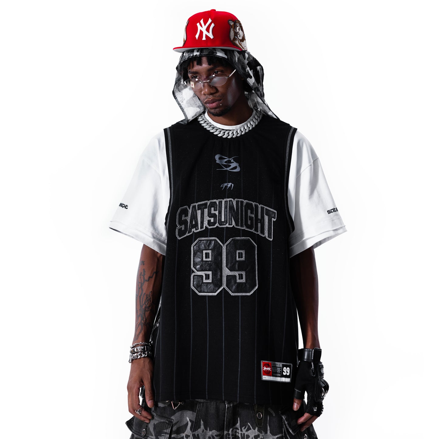 KURO DOUBLE-LAYER BASKETBALL JERSEY - WHITE (PRE-ORDER)