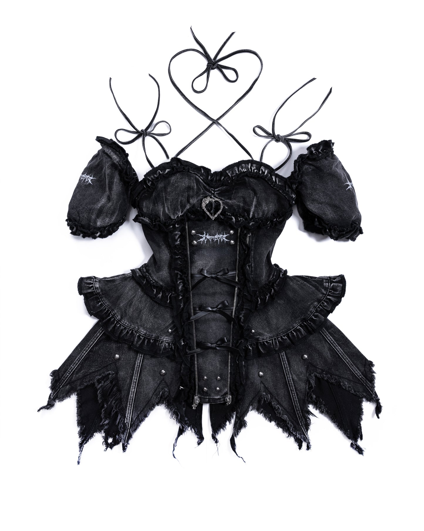 KURO PUNK PRINCESS DRESS - WASHED BLACK (PRE-ORDER)