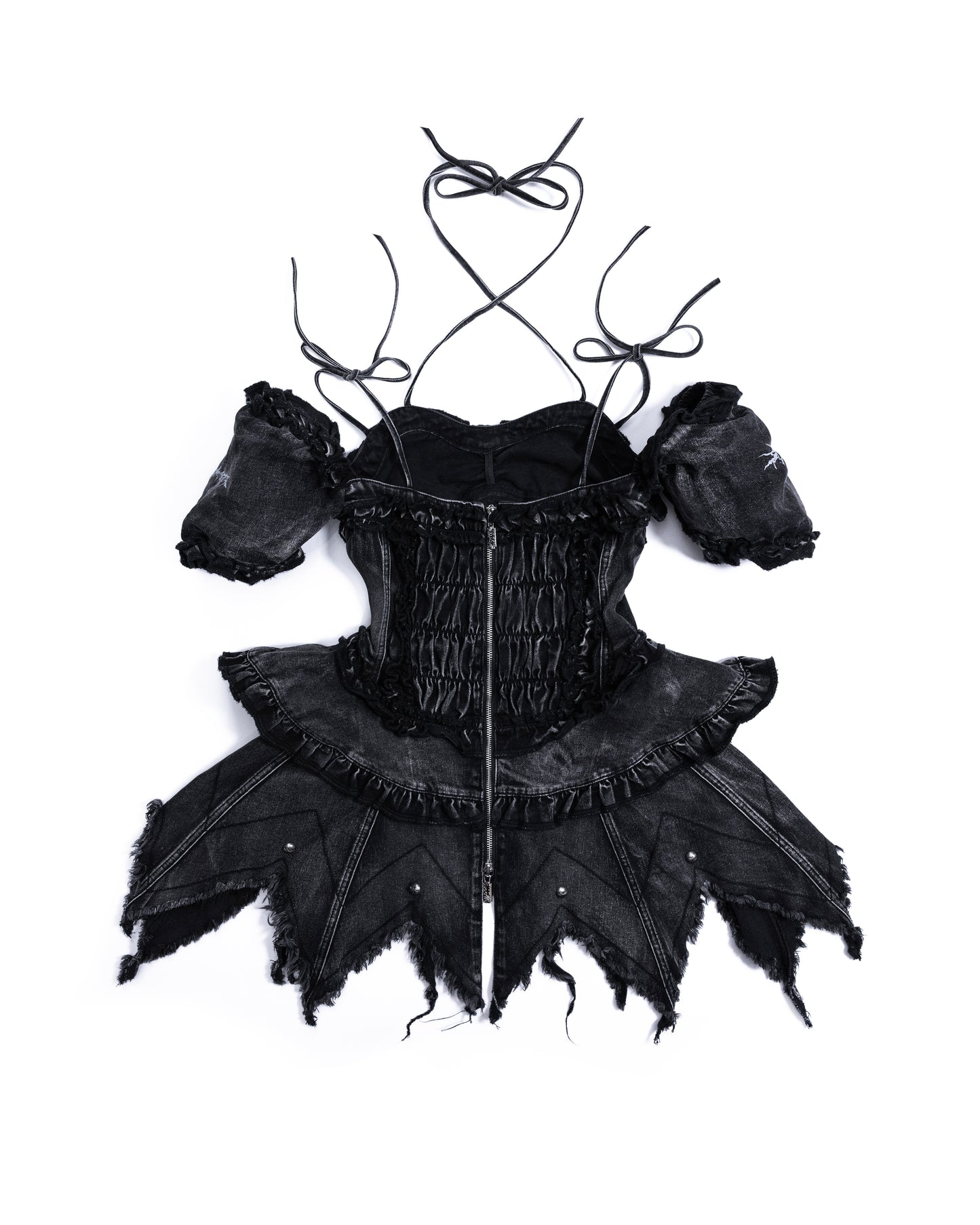 KURO PUNK PRINCESS DRESS - WASHED BLACK (PRE-ORDER)
