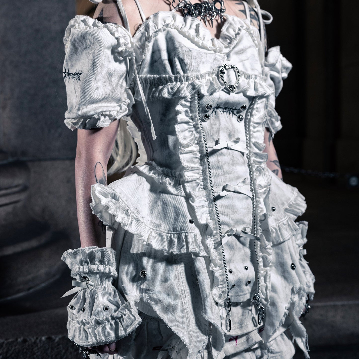 SSN V.05 LEGENDS OF NIGHT PRINCESS DRESS - POLLUTION WHITE (PRE-ORDER)